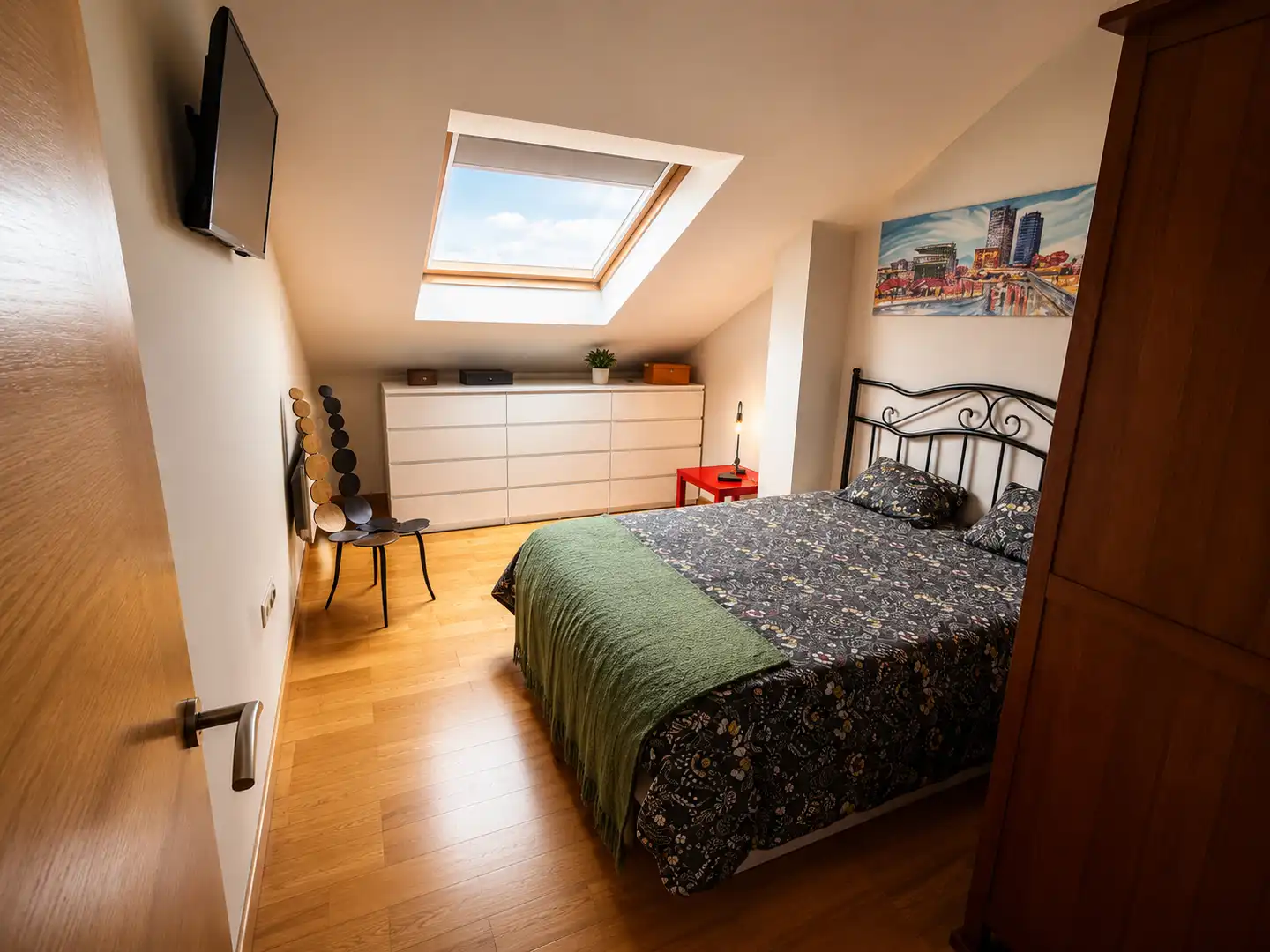 Schlafzimmer von Wohnung zur Miete in Torrelavega  mit Heizung, Terrasse und Abstellraum