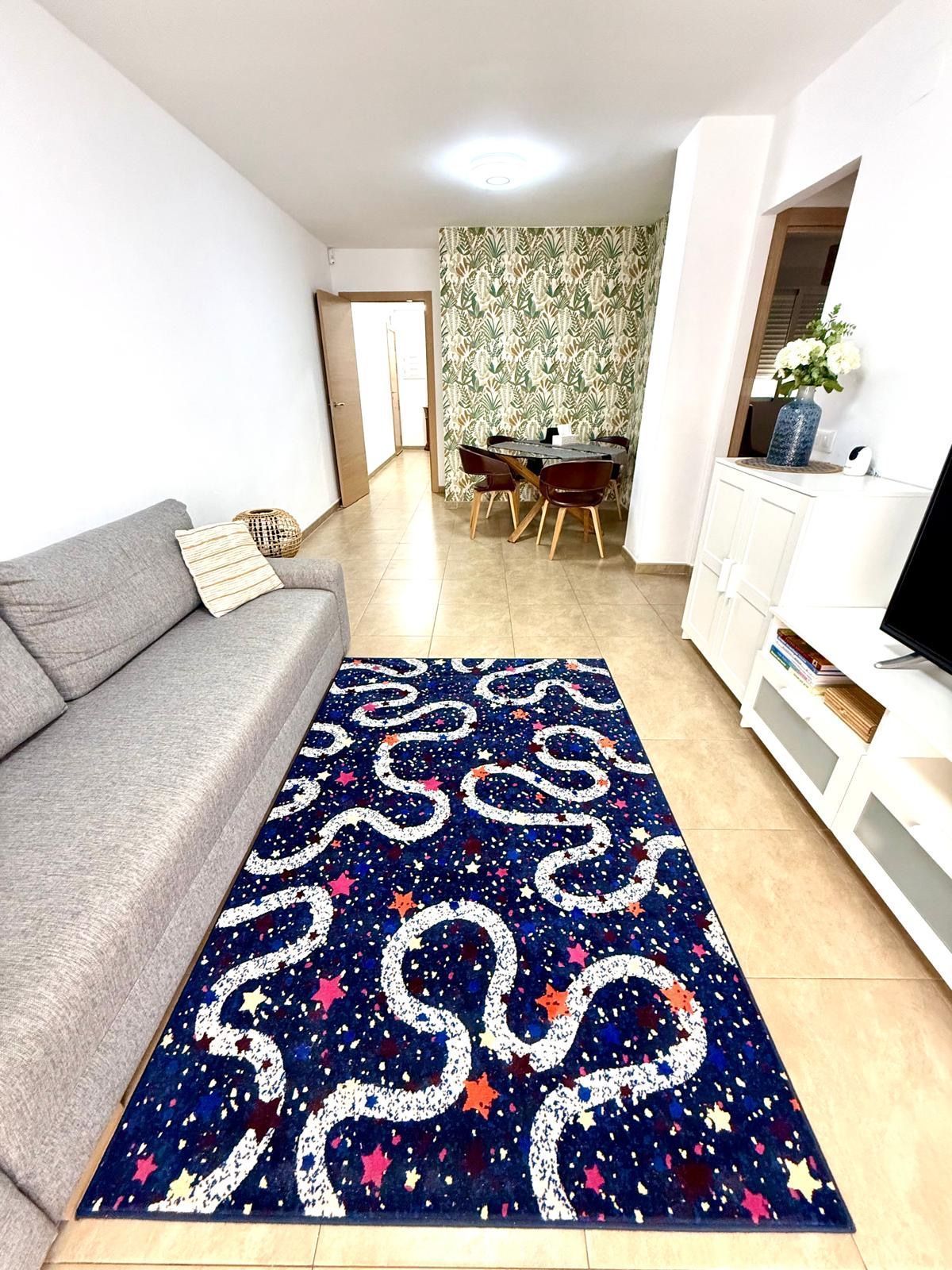 Living room of Flat for sale in Torrent  with Air Conditioner, Terrace and Furnished