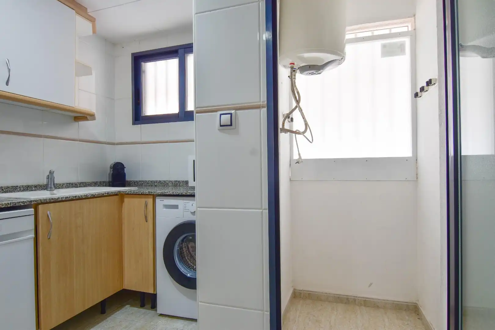 Cocina de Piso de alquiler en Puçol con Aire acondicionado, Jardín privado y Terraza