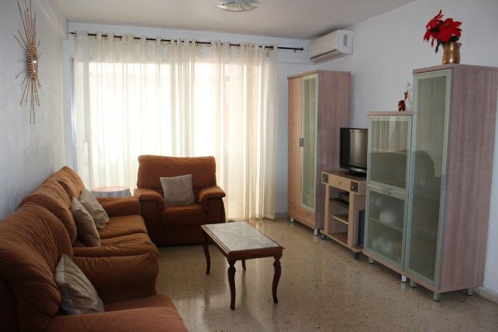 Sala d'estar de Pis en venda en Alicante / Alacant amb Aire condicionat, Moblat i Balcó