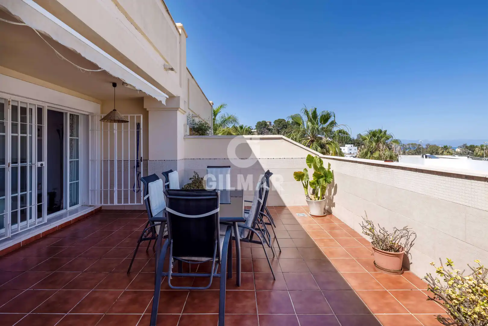 Terraza de Casa adosada en venta en Torremolinos con Calefacción, Jardín privado y Piscina