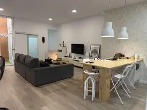 Sala de estar de Piso en venta en Las Palmas de Gran Canaria con Amueblado
