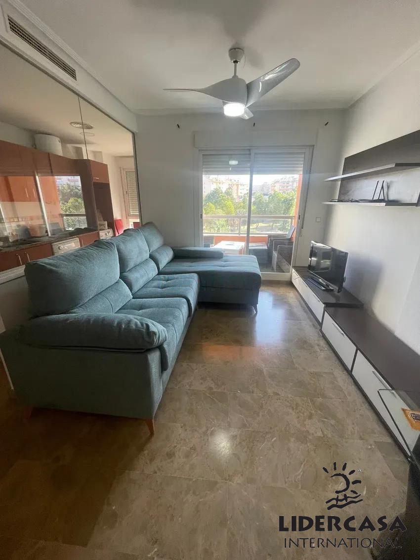 Sala d'estar de Apartament en venda en Molina de Segura amb Jardí privat, Terrassa i Piscina