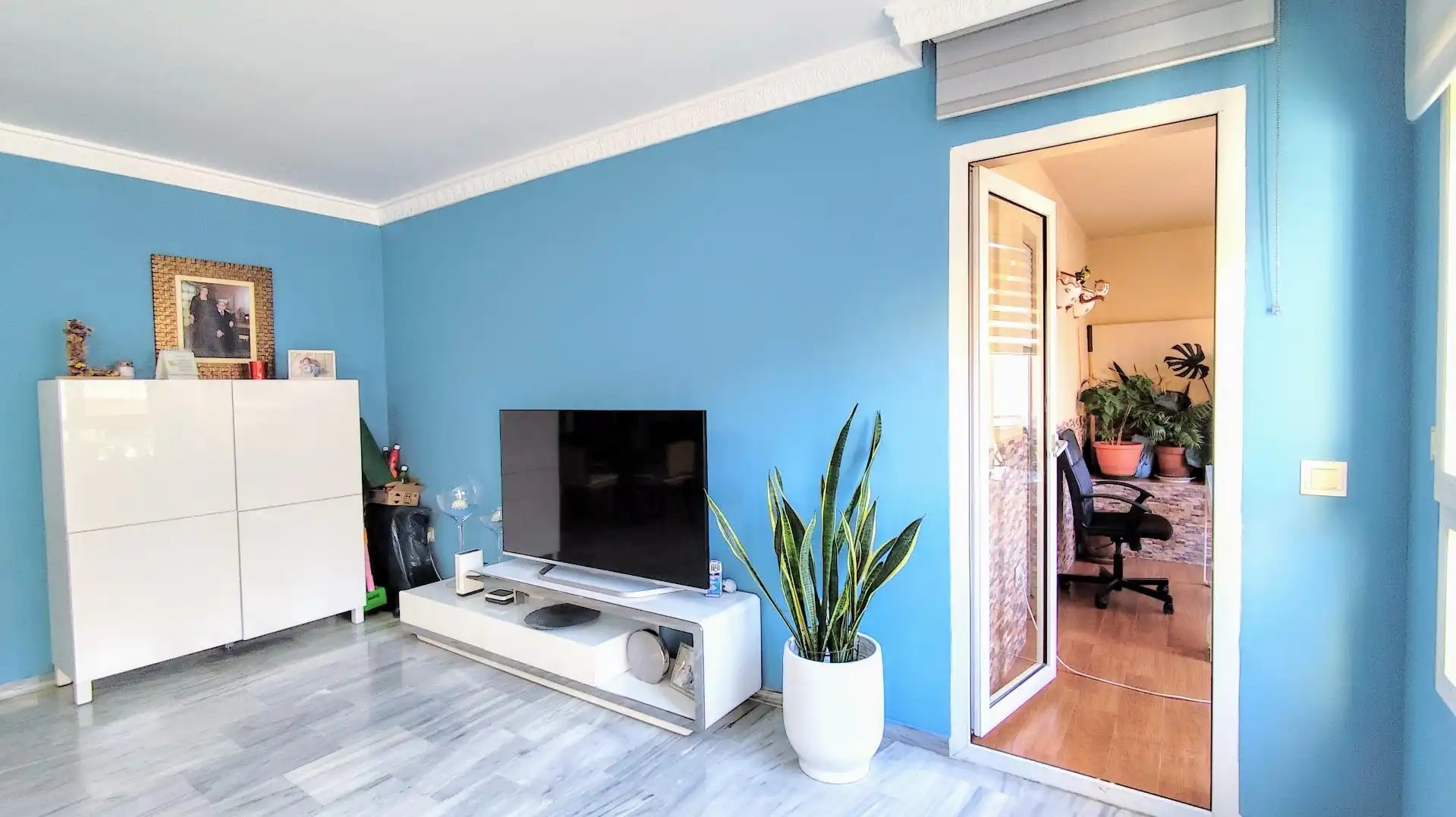 Sala de estar de Piso en venta en Torremolinos con Aire acondicionado, Jardín privado y Terraza