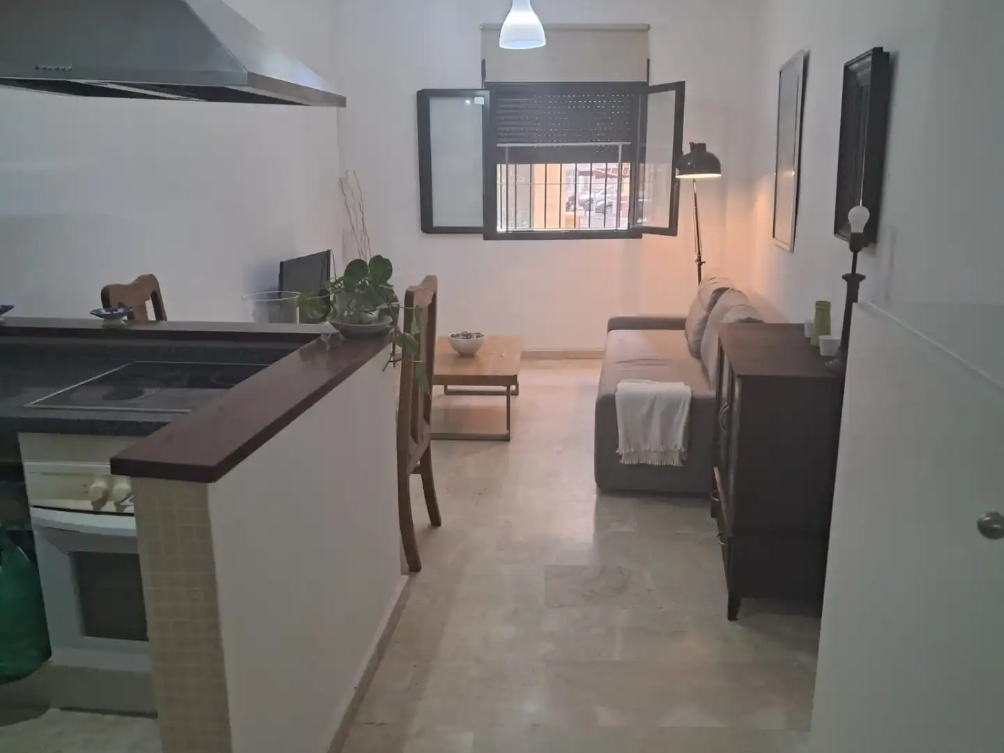 Sala d'estar de Apartament de lloguer en Málaga amb Piscina, Moblat i Rentadora