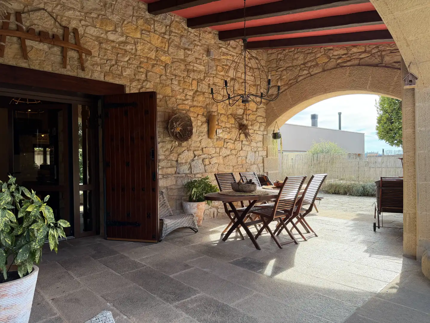 Terraza de Finca rústica en venta en Moià con Calefacción, Jardín privado y Parquet