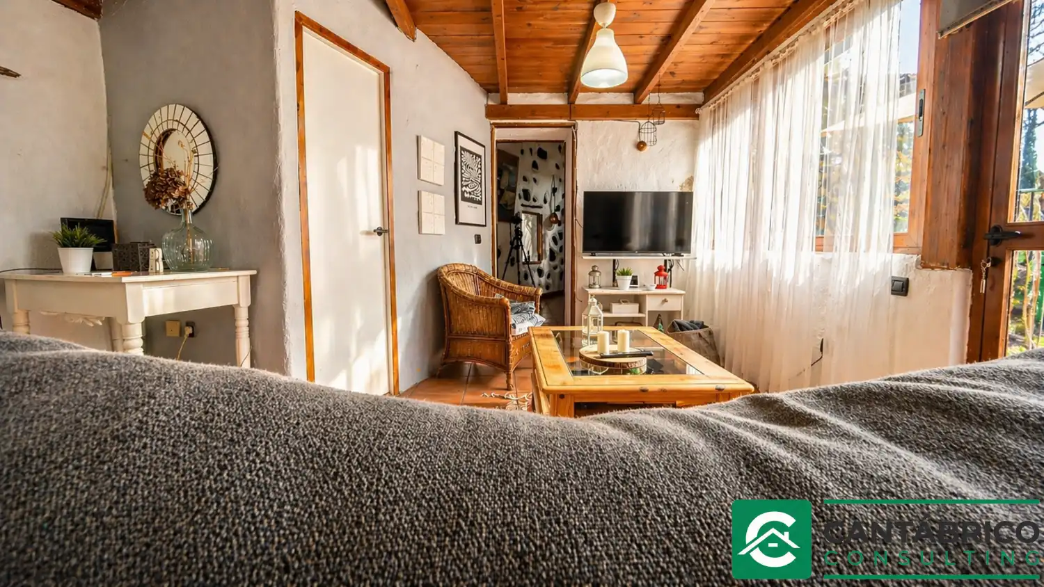 Sala de estar de Casa adosada en venta en Guía de Isora
