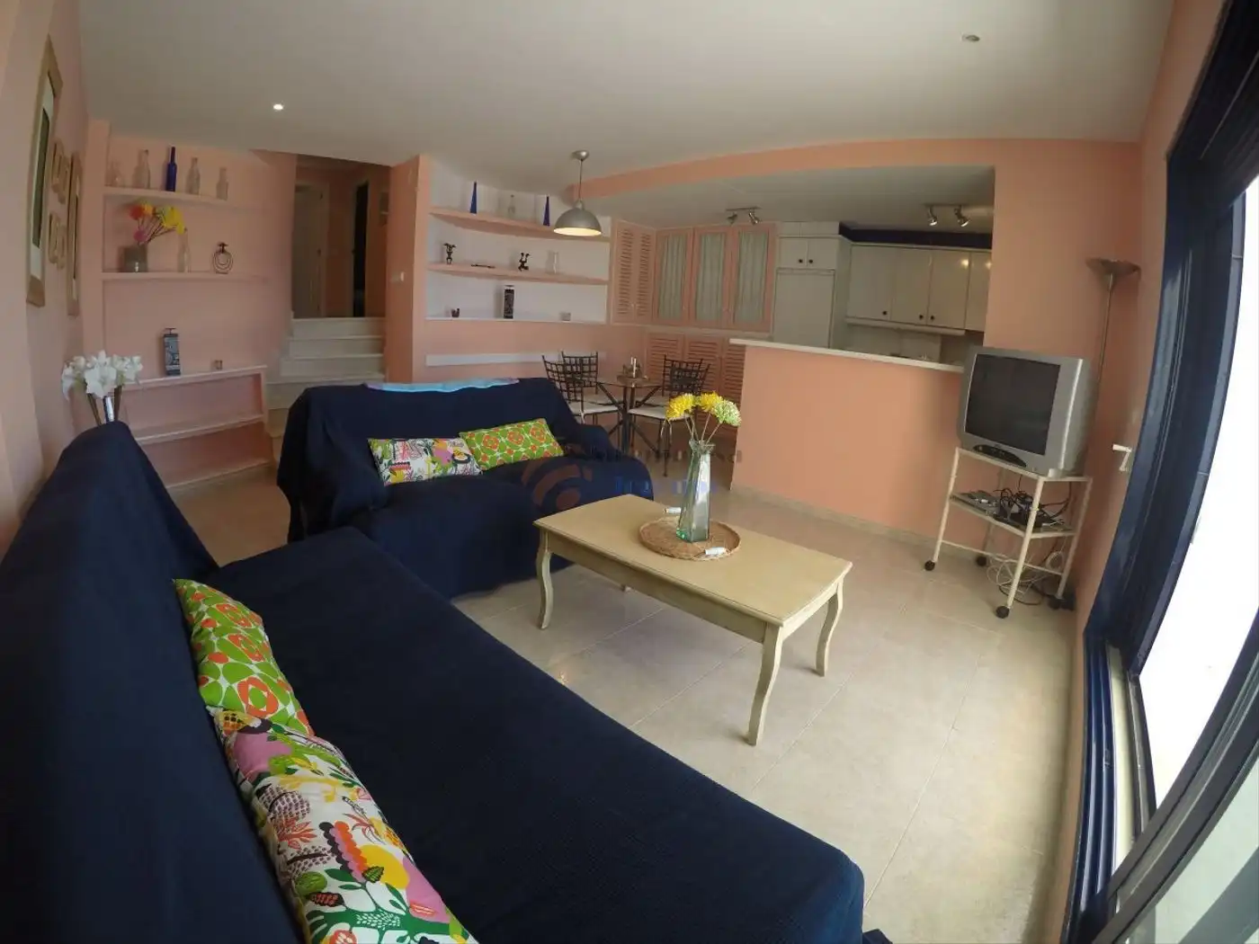 Living room of Apartments for rent in Peñíscola / Peníscola  with Terrace, Furnished and Community pool