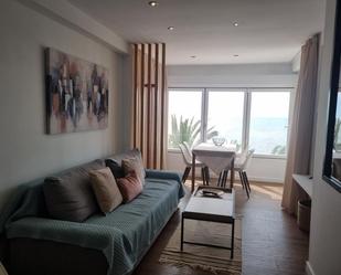 Sala d'estar de Estudi de lloguer en Algarrobo amb Aire condicionat, Calefacció i Terrassa