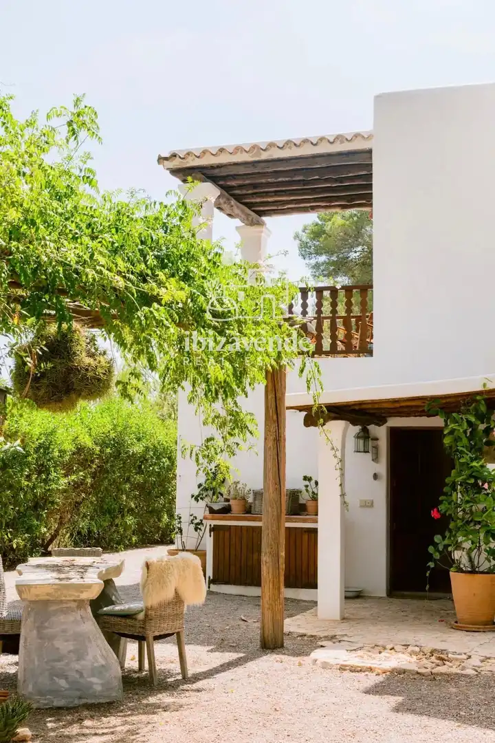 Garden of Houses for rent in Sant Joan de Labritja  with Air Conditioner, Terrace and Swimming Pool
