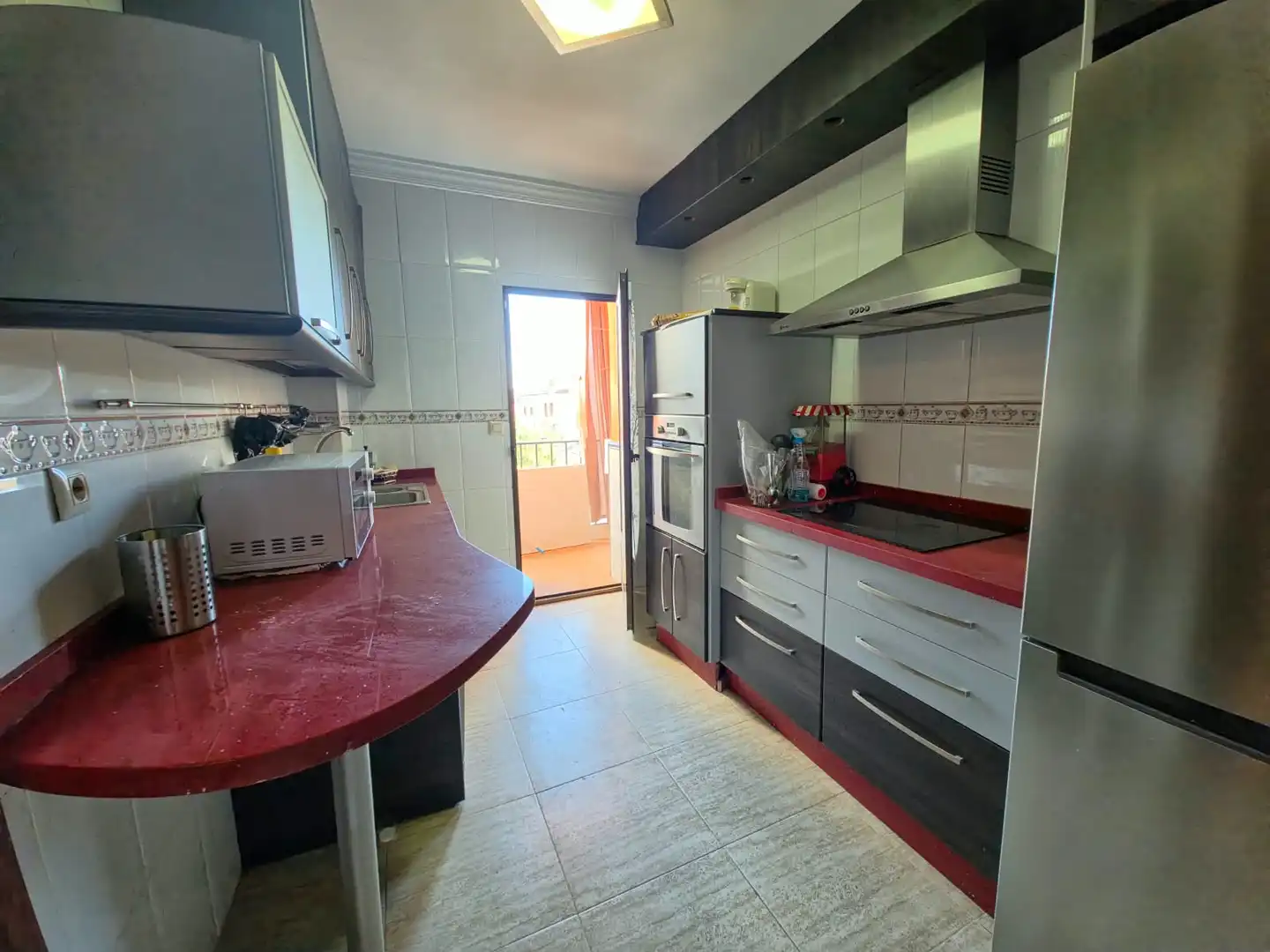 Küche von Wohnung zum Verkauf in Andújar mit Klimaanlage, Möbliert und Balkon