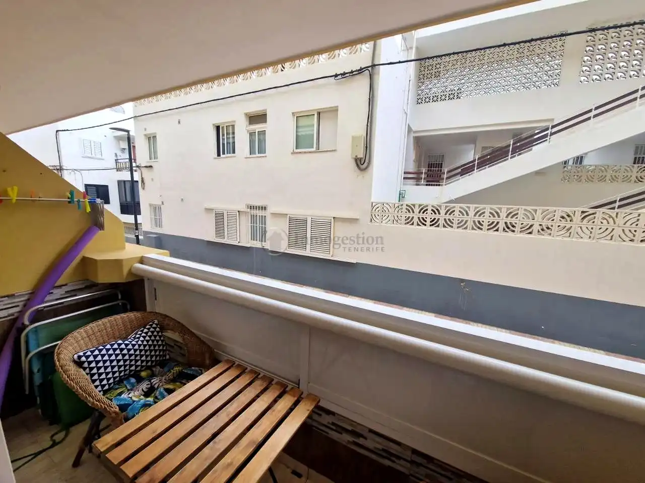 Terraza de Piso de alquiler en Arona con Amueblado, Balcón y Internet