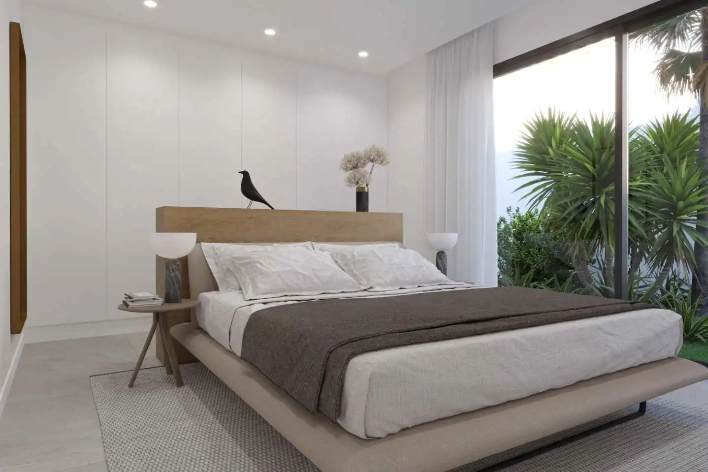 Dormitori de Casa o xalet en venda en Monforte del Cid amb Aire condicionat, Jardí privat i Terrassa
