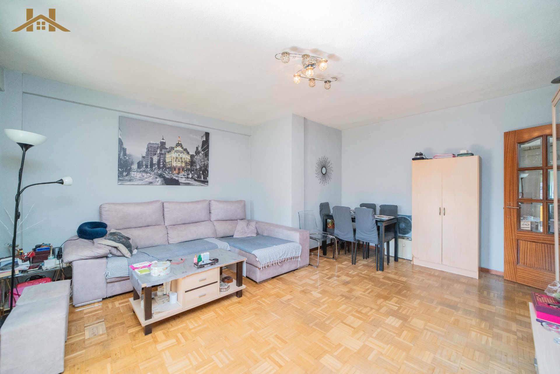 Living room of Flat for sale in Móstoles  with Heating, Private garden and Terrace