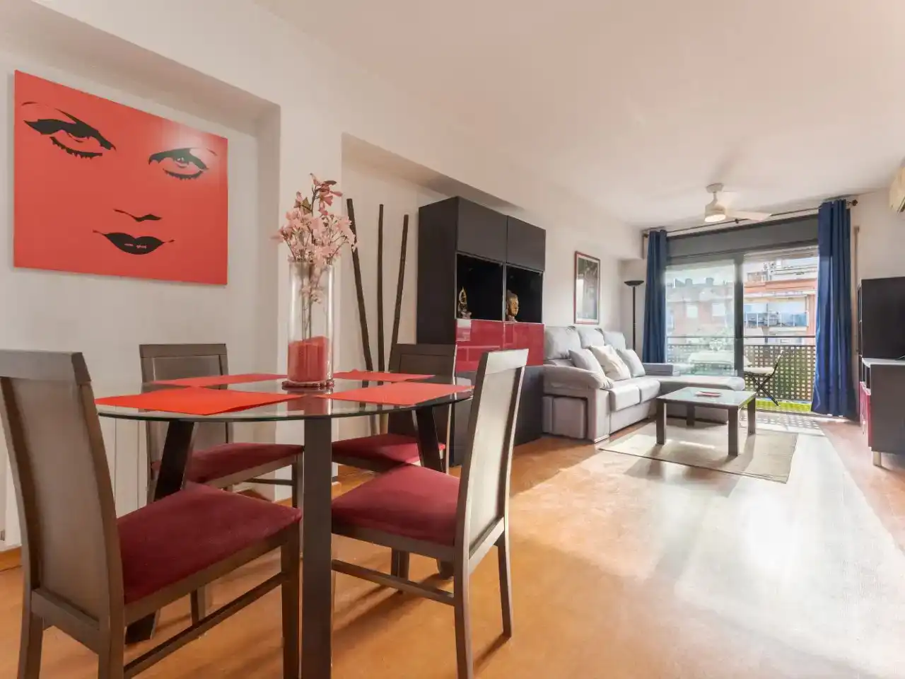 Sala de estar de Piso en venta en Cubelles con Aire acondicionado y Balcón
