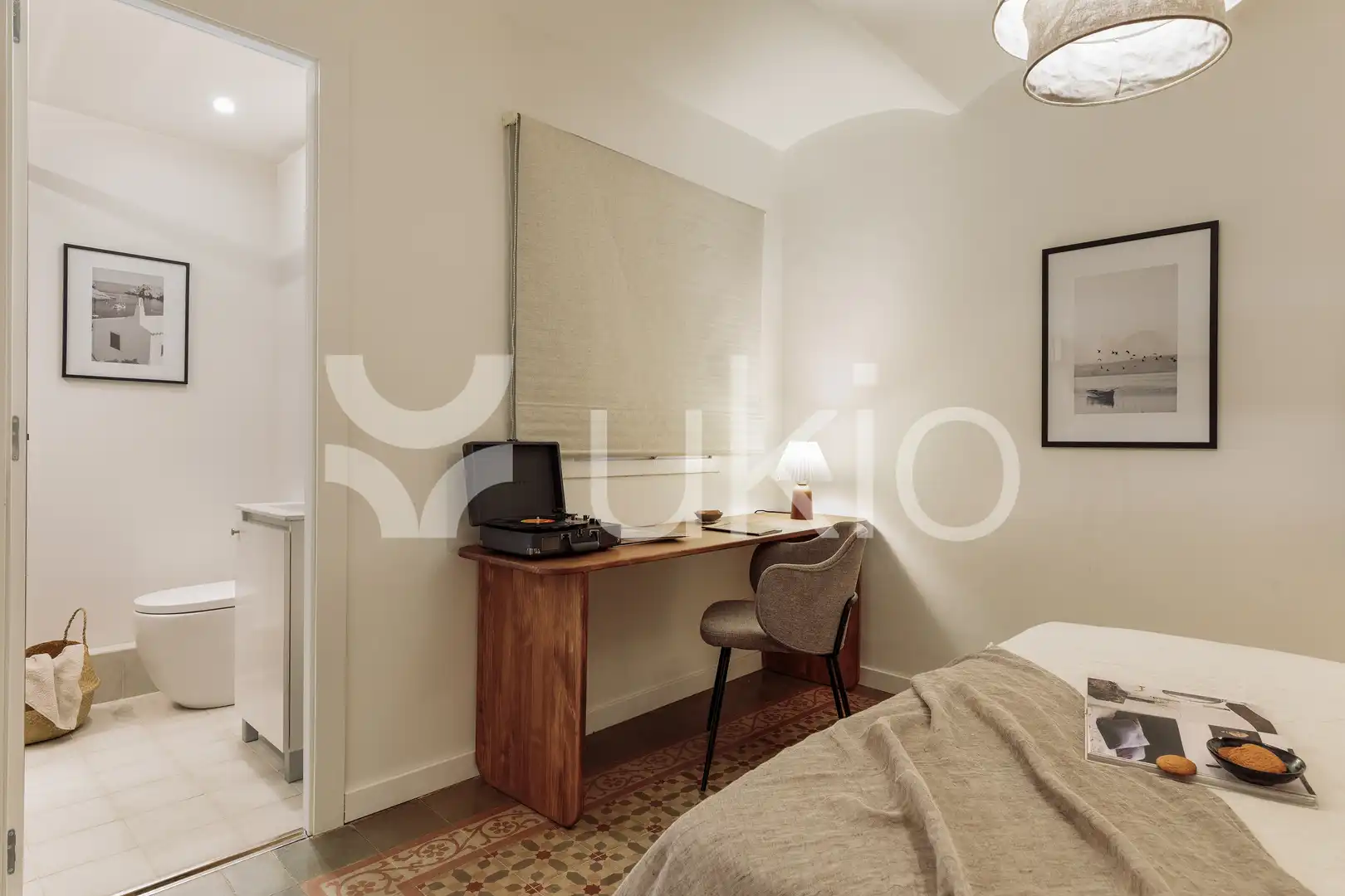 Habitación de Apartamento de alquiler en Barcelona con Aire acondicionado, Calefacción y Amueblado