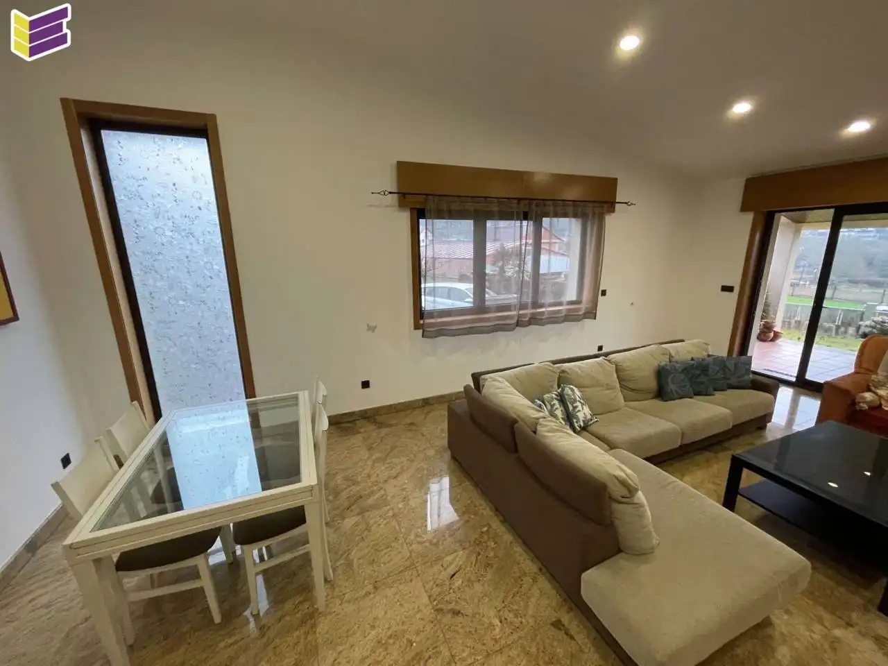 Sala de estar de Casa o chalet en venta en Salceda de Caselas con Calefacción, Terraza y Piscina