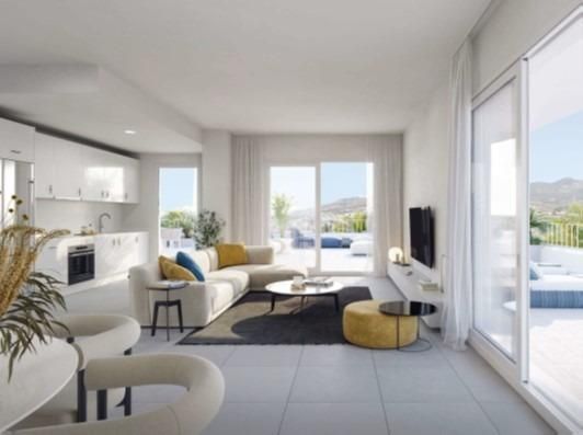 Living room of Flat for sale in Fuengirola  with Air Conditioner, Heating and Private garden