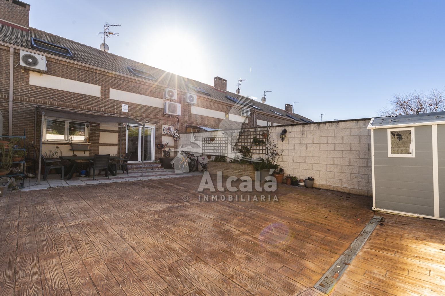 Terraza de Casa o chalet en venta en Villanueva de la Torre con Calefacción y Jardín privado