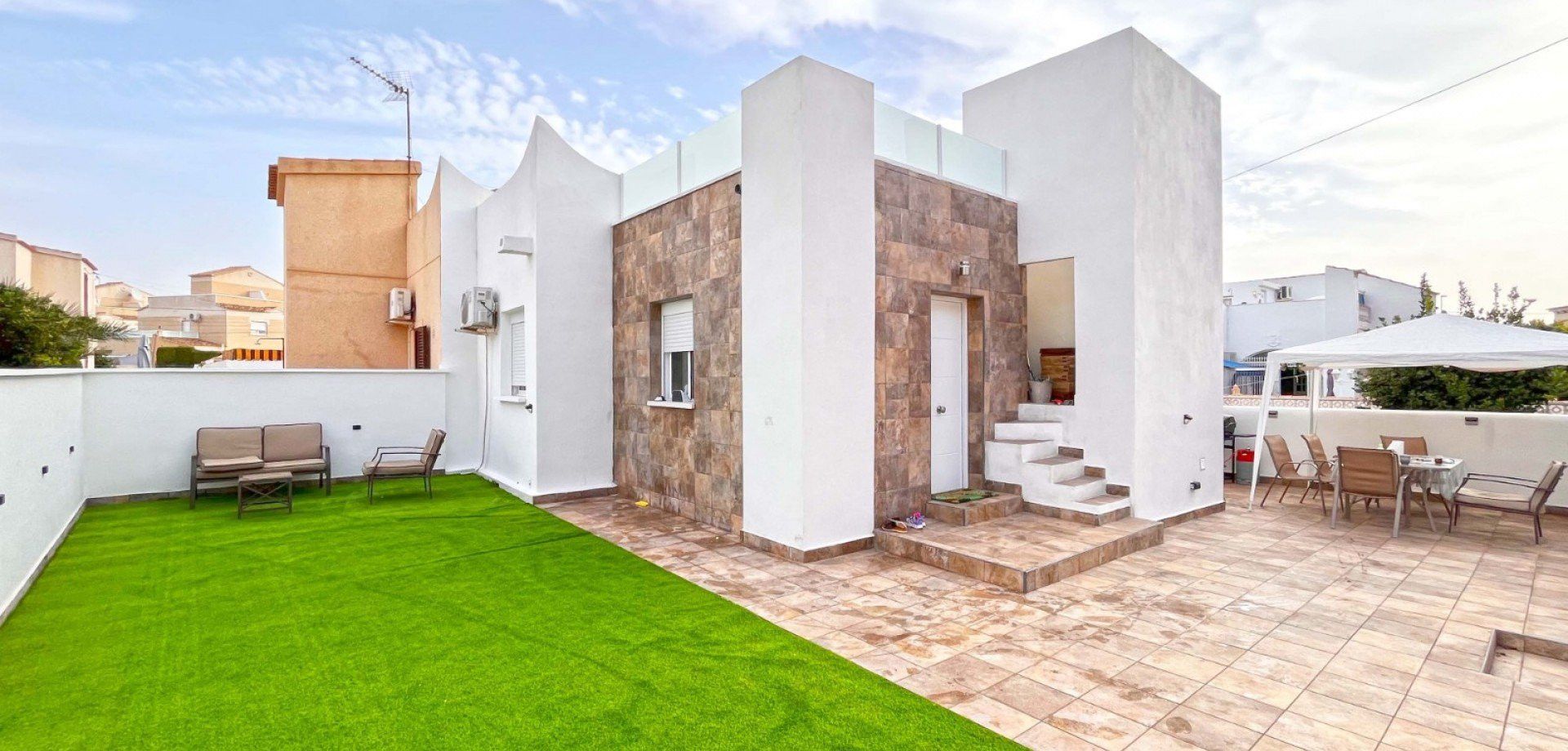 Garden of House or chalet for sale in Orihuela  with Air Conditioner, Private garden and Terrace