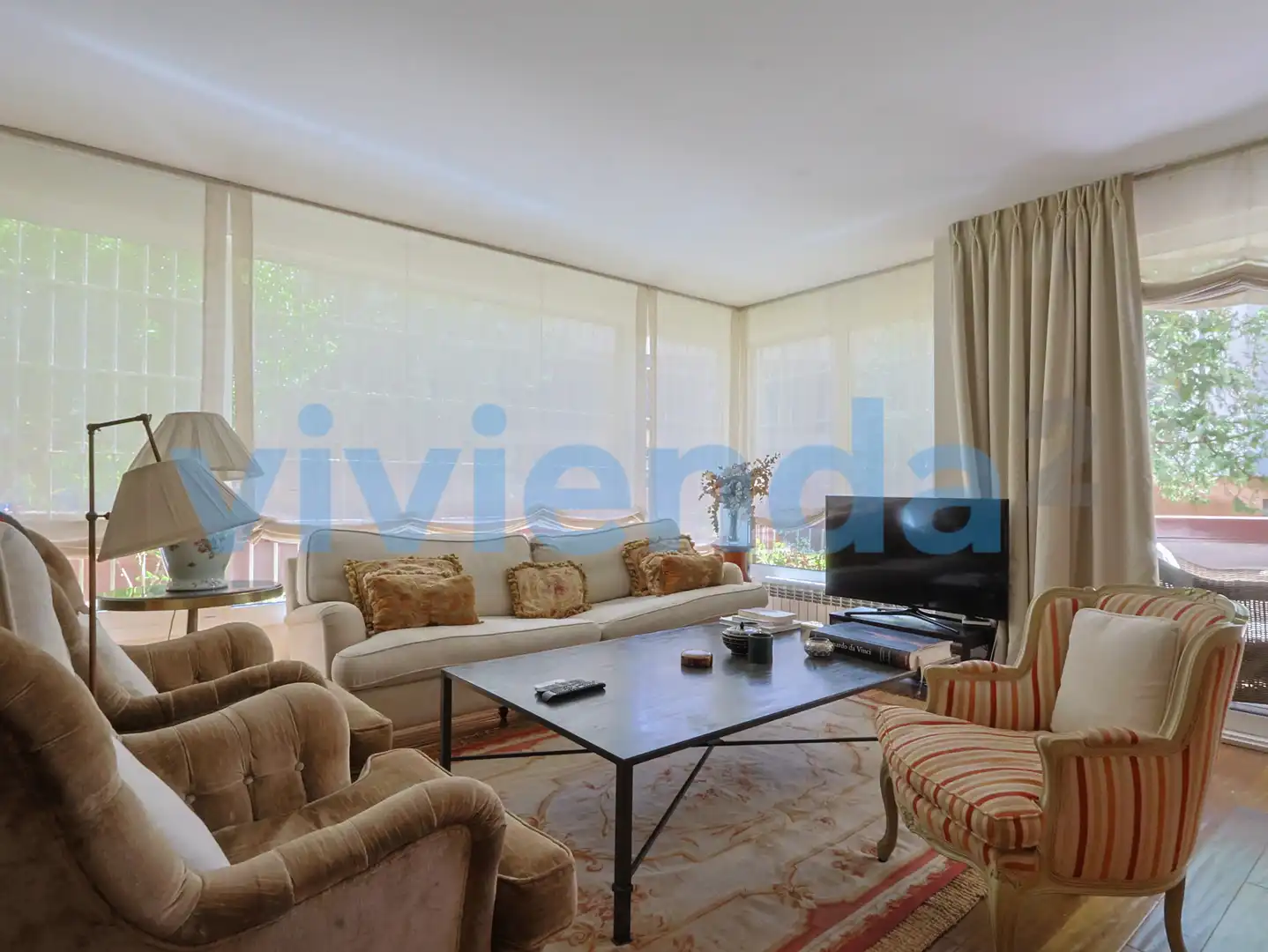 Living room of Flat for sale in Madrid  with Air Conditioner, Heating and Terrace