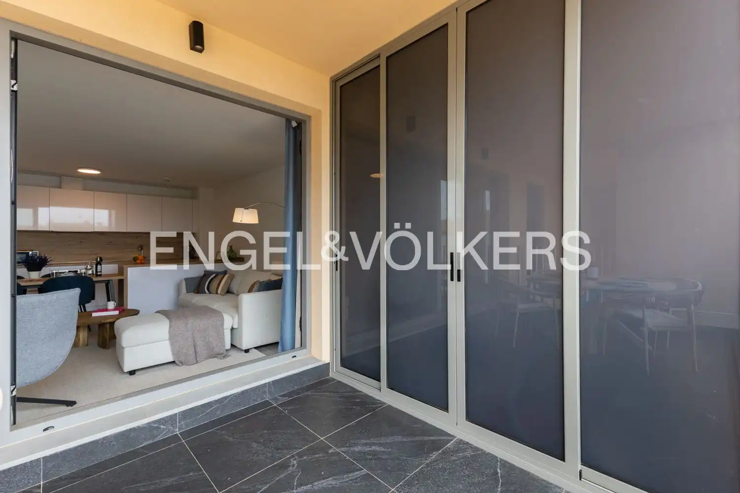 Terrasse von Wohnung zur Miete in Dénia mit Klimaanlage, Heizung und Privatgarten