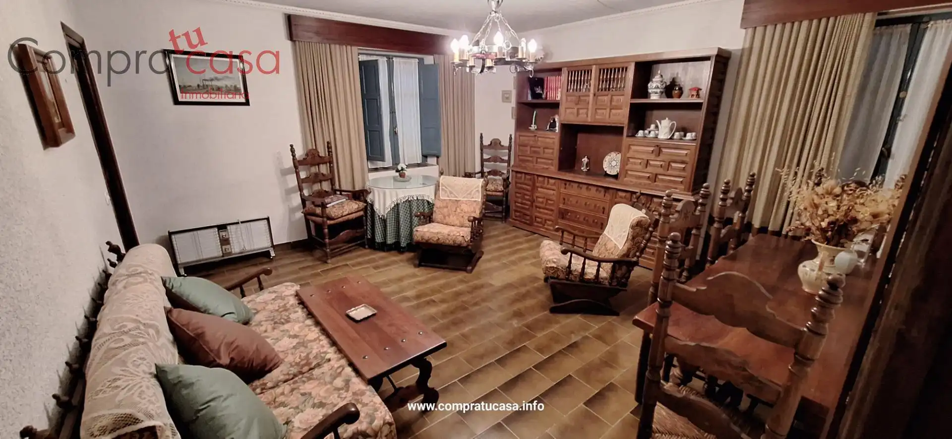 Living room of Houses for sale in Otero de Herreros  with Private garden, Storage room and Furnished