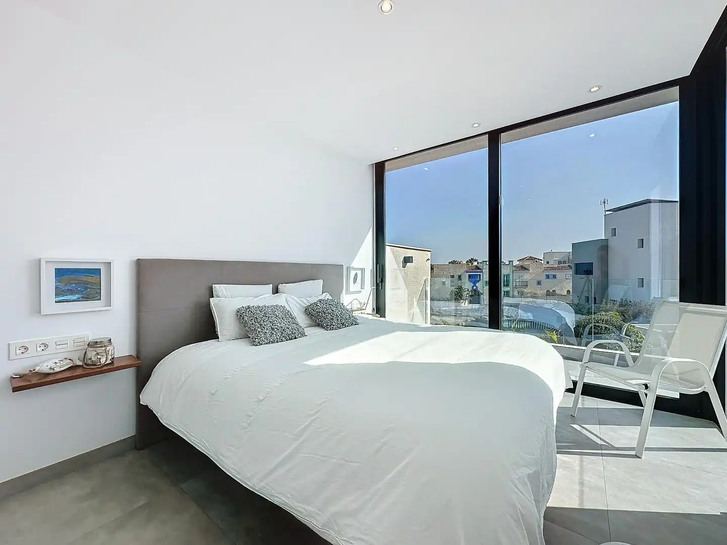Bedroom of Houses for sale in Vera  with Air Conditioner, Heating and Private garden