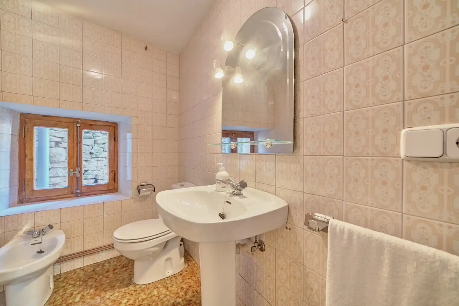 Bathroom of Detached homes for sale in Liédena  with Heating, Terrace and Storage room