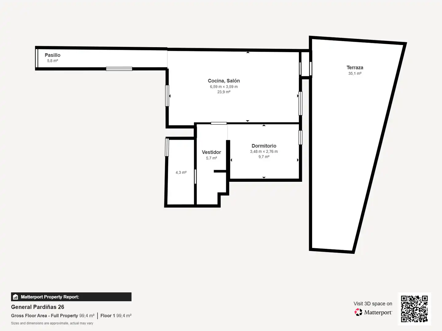 Flat for rent in Madrid  with Heating and Terrace