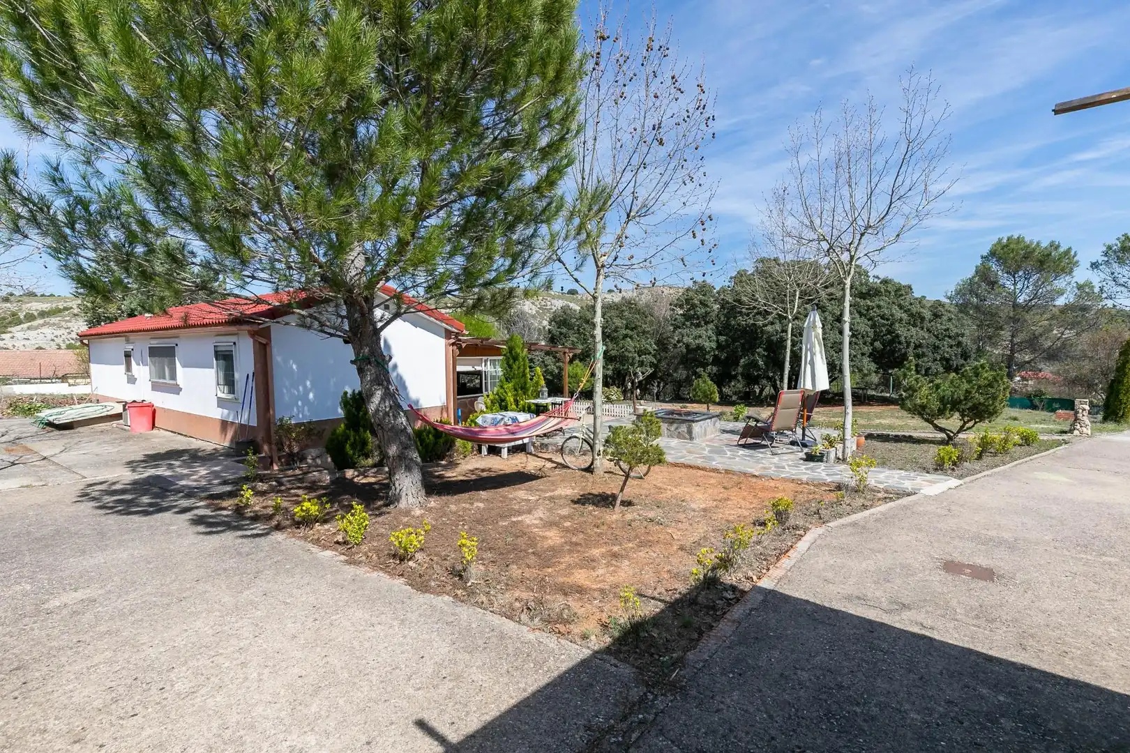 Garden of Houses for sale in Almoguera  with Air Conditioner, Heating and Private garden