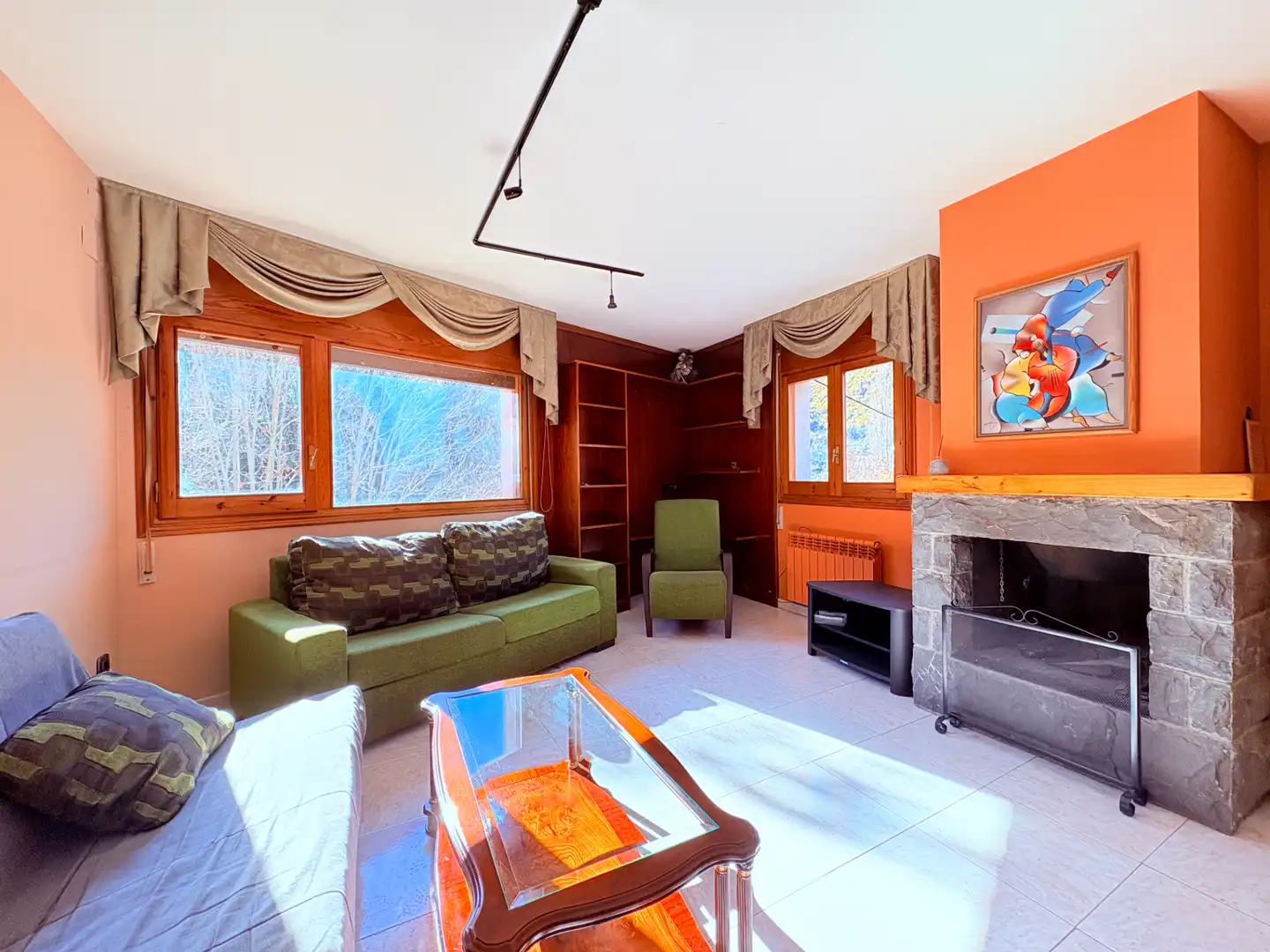 Wohnzimmer von Wohnung zum Verkauf in Sesué mit Heizung und Möbliert