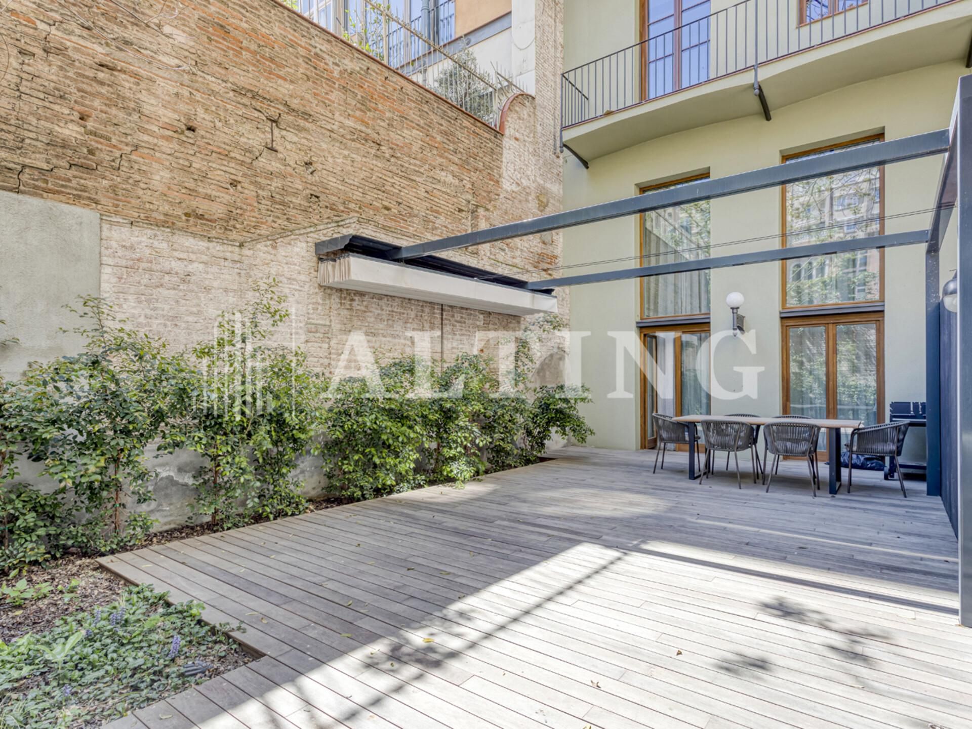 Terrassa de Pis en venda en  Barcelona Capital amb Aire condicionat, Calefacció i Jardí privat