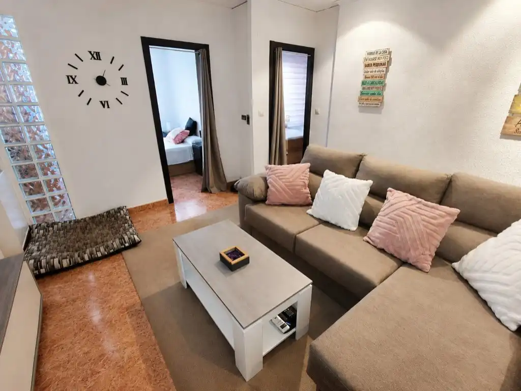 Sala d'estar de Pis en venda en Tavernes de la Valldigna amb Aire condicionat i Terrassa