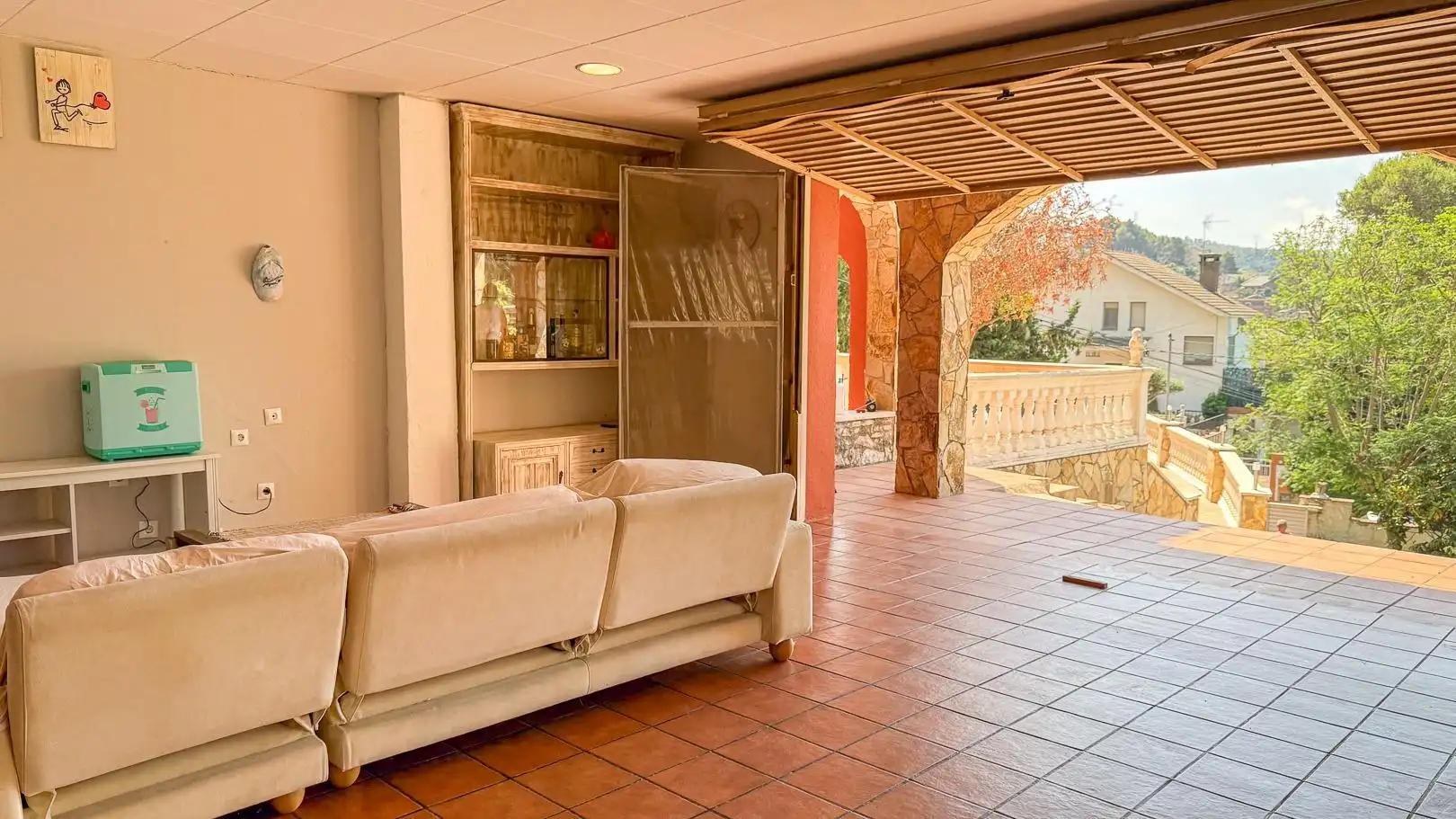 Terraza de Casa o chalet en venta en Vallirana con Calefacción, Jardín privado y Terraza