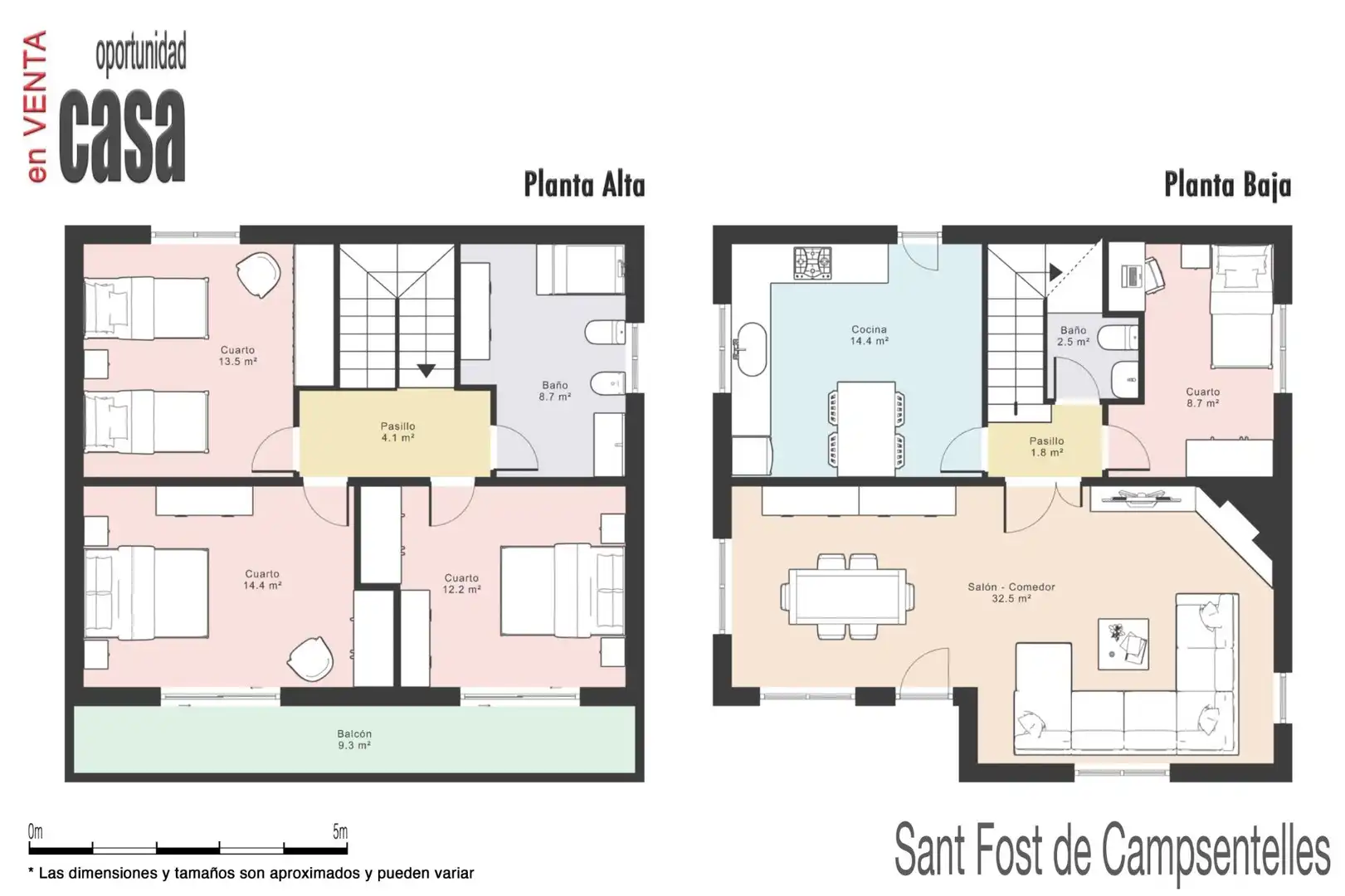 Casa o chalet en venta en Sant Fost de Campsentelles con Calefacción, Jardín privado y Terraza