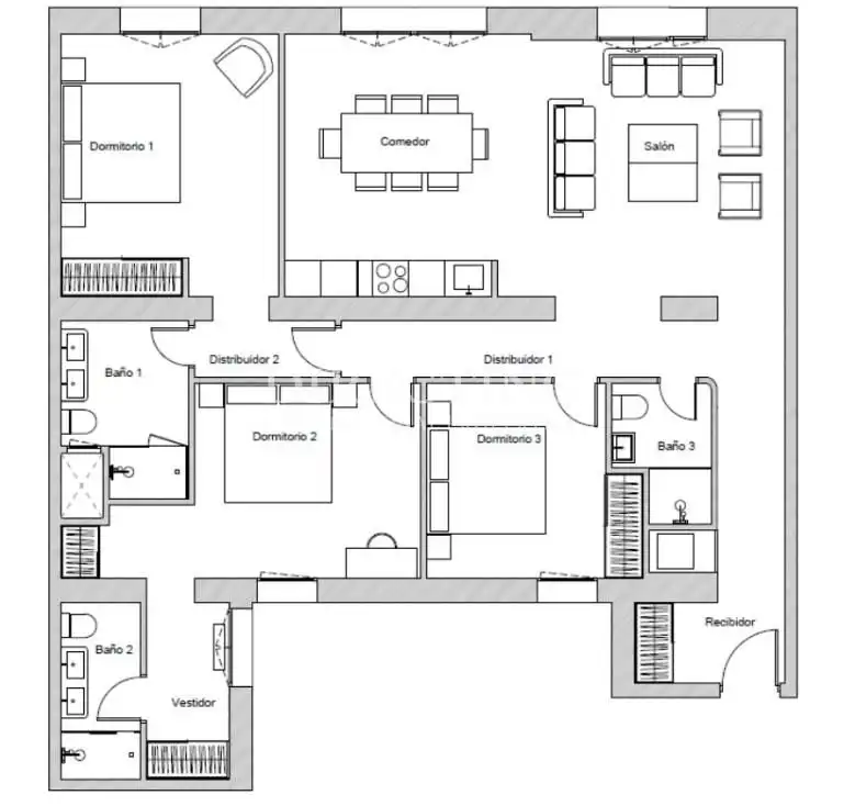 Wohnung mit Aufzug zum Verkauf in Calle de Claudio Coello, imagen 5
