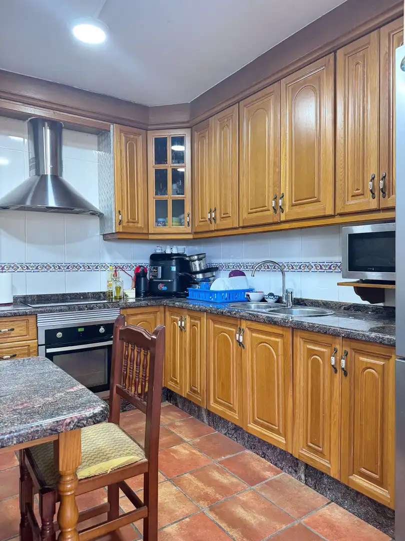Kitchen of Detached homes for sale in Roquetas de Mar  with Air Conditioner, Terrace and Storage room