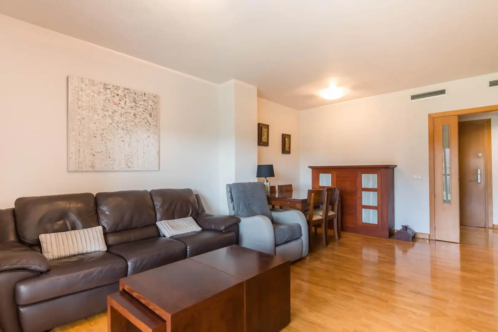 Sala d'estar de Pis en venda en Murcia amb Aire condicionat, Calefacció i Parquet