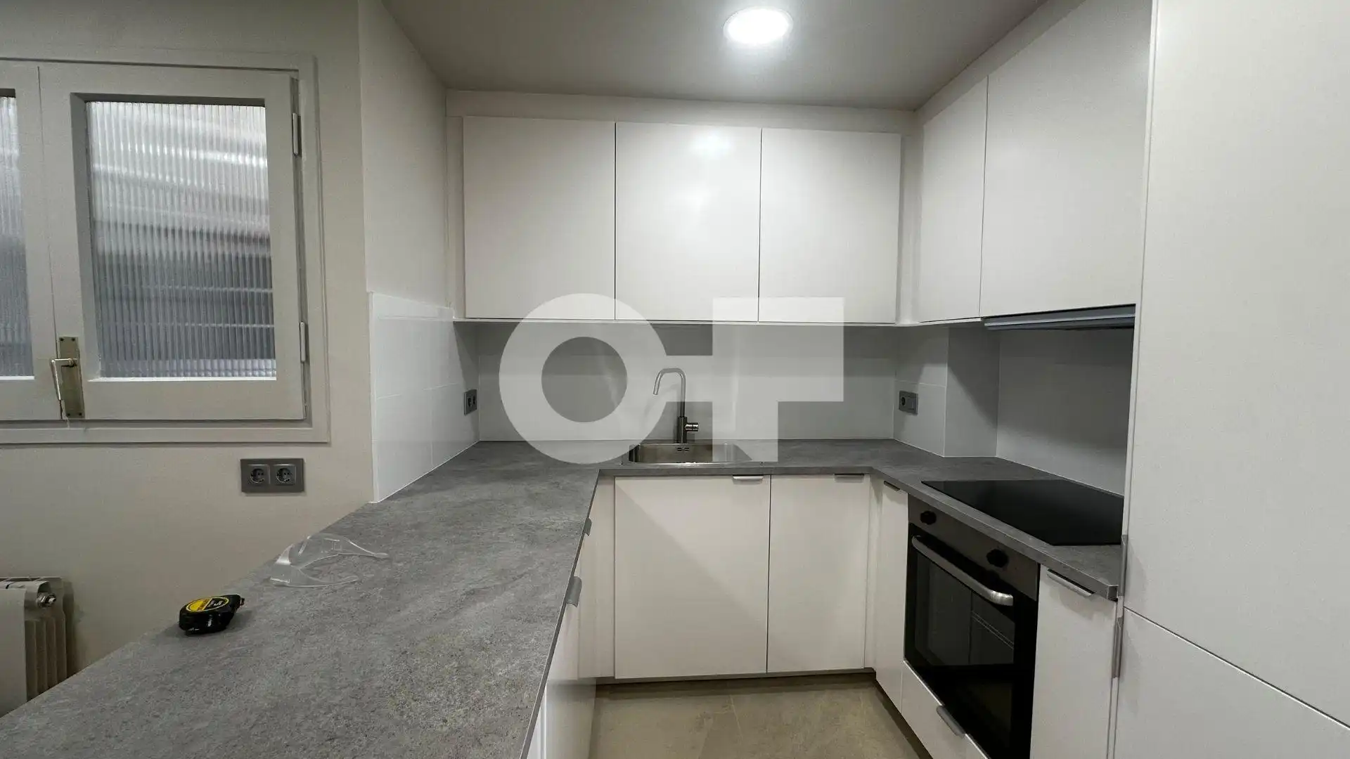 Küche von Wohnung zur Miete in Barcelona mit Parkett, Terrasse und Alarm