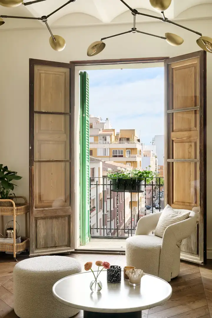 Balcony of Flat for sale in  Palma de Mallorca  with Air Conditioner, Heating and Terrace