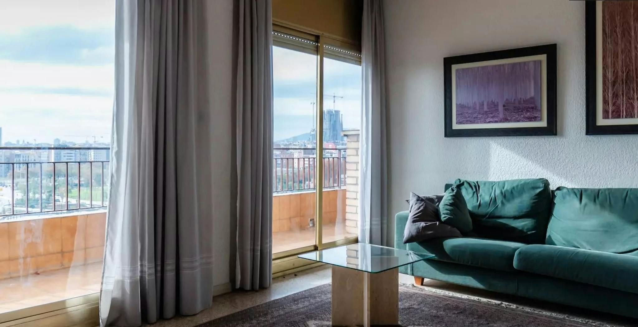 Bedroom of Flat to rent in  Barcelona Capital  with Air Conditioner, Furnished and Washing machine