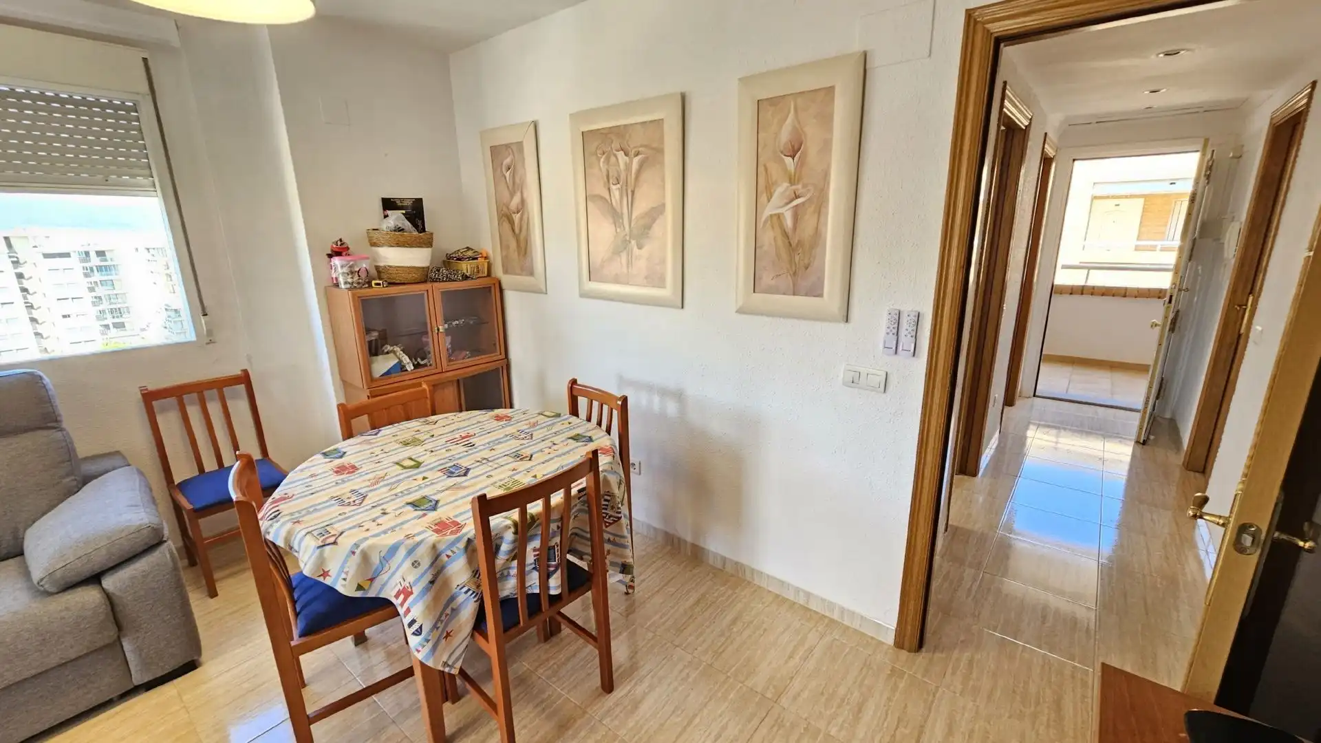 Menjador de Apartament en venda en Oropesa del Mar / Orpesa amb Aire condicionat, Calefacció i Terrassa