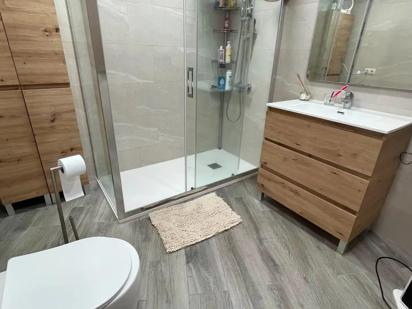 Baño de Finca rústica en venta en Castellserà con Calefacción, Parquet y Trastero