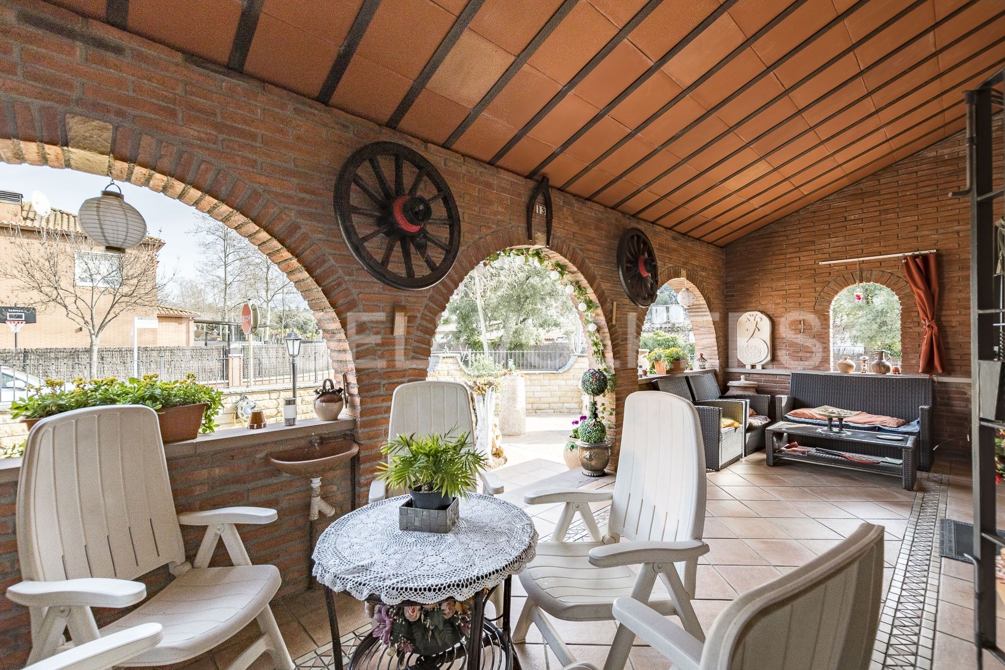 Terrassa de Casa o xalet en venda en Cardedeu amb Calefacció, Jardí privat i Terrassa