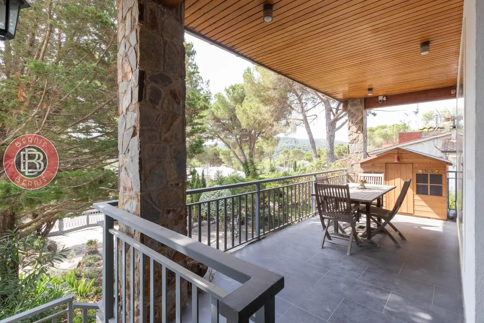 Terraza de Casa o chalet en venta en Begues con Aire acondicionado, Calefacción y Jardín privado