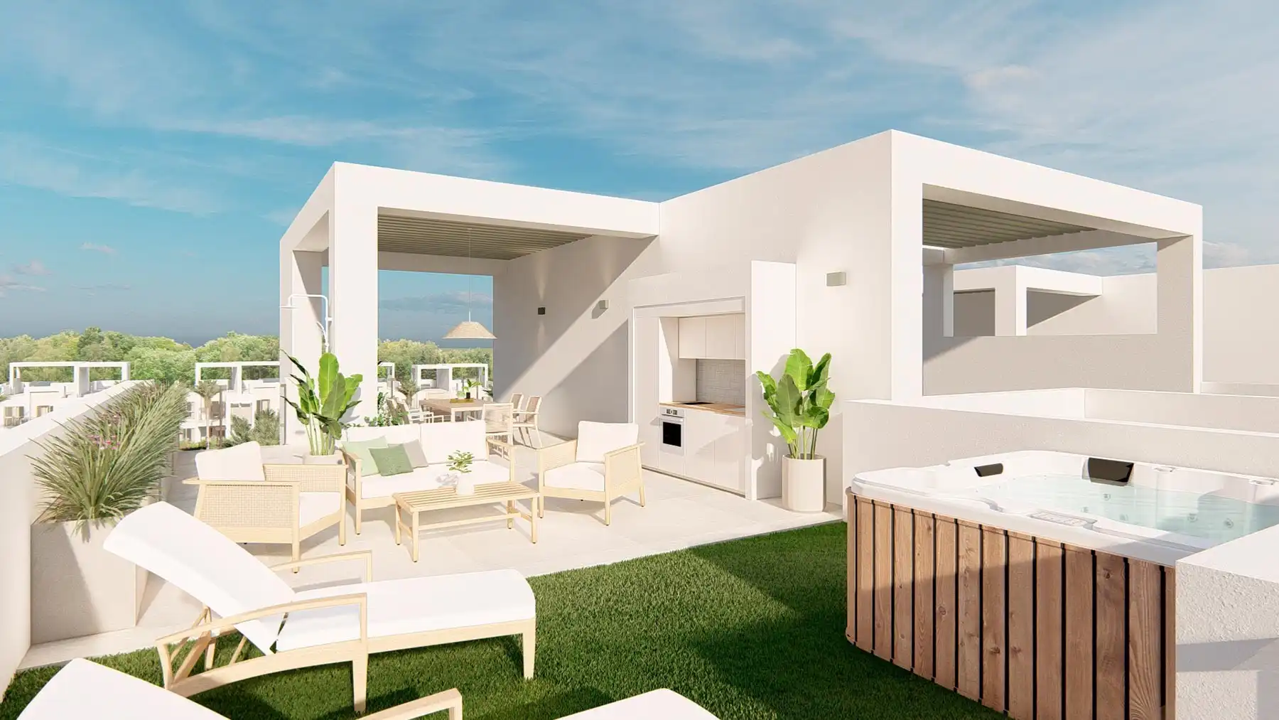 Mini appartamento con piscina in vendita a Las Lomas de Rame - Bahía Bella, imagen 24