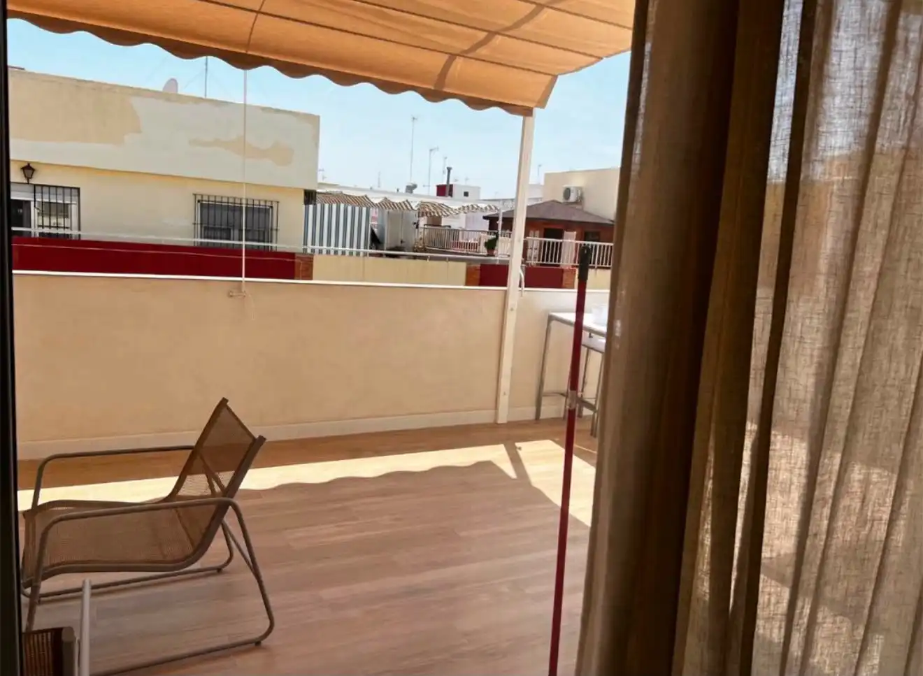 Balcony of Attic for rent in Sagunto / Sagunt  with Air Conditioner, Terrace and Furnished