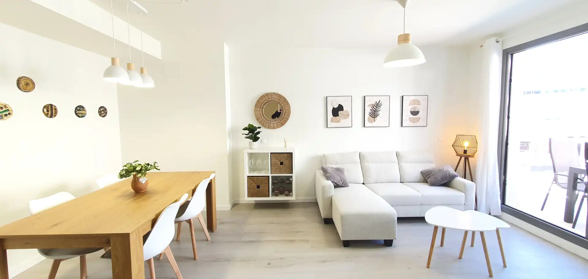 Living room of Apartments for rent in Dénia  with Air Conditioner, Heating and Terrace