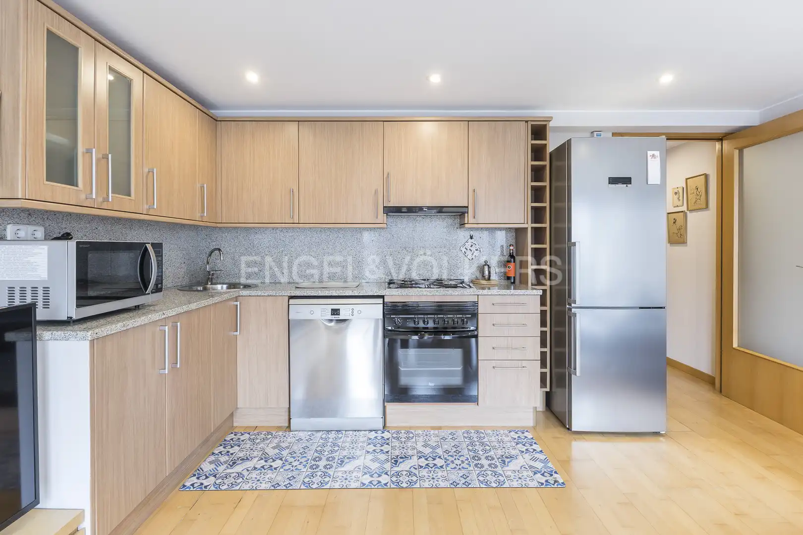 Kitchen of Flat for rent in Barcelona  with Air Conditioner, Heating and Parquet flooring